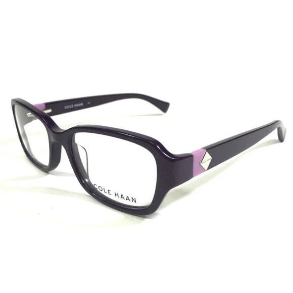 Cole Haan Eyeglasses Frames CH5004 513 PURPLE Square Full Rim 50-17-135