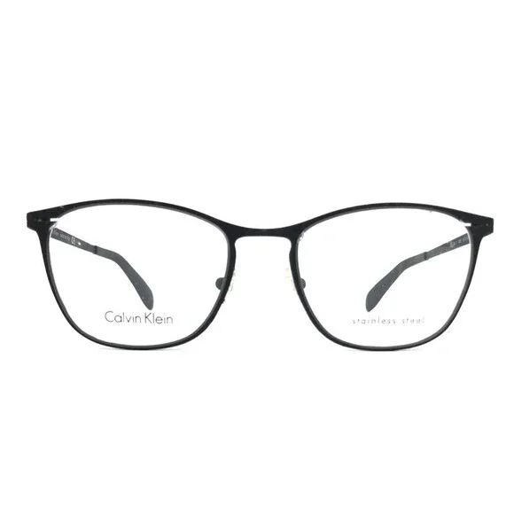 Calvin Klein Eyeglasses Frames CK5411 001 Matte Black Cat Eye Full Rim 51-19-140