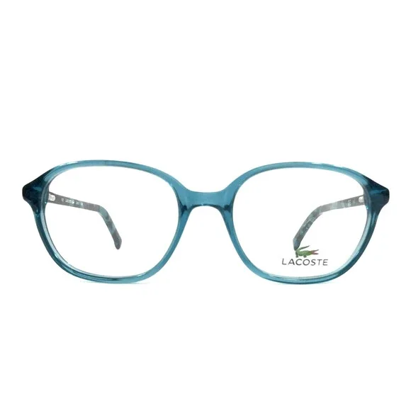 Lacoste Kids Eyeglasses Frame L3613 466 Petroleum Blue Square Full Rim 48-17-130