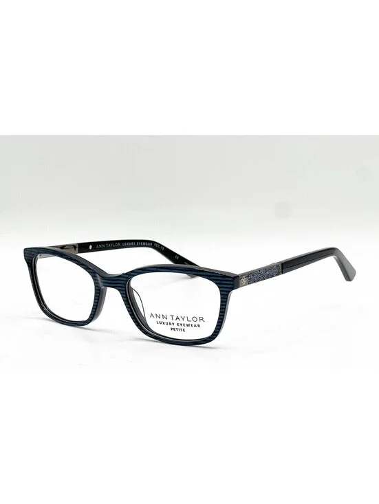 Ann Taylor Atp005 C03 Navy Black Authentic Eyeglasses 50-18-132