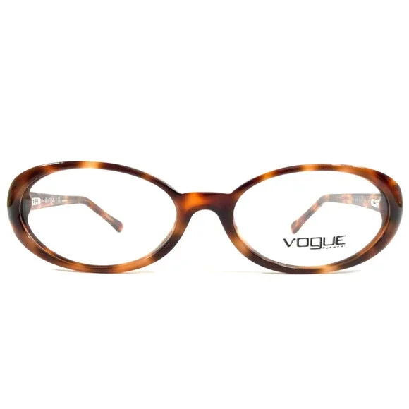 Vogue Eyeglasses Frames VO2554 W655 Tortoise Brown Oval Full Rim 50-16-135