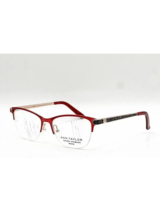 Ann Taylor Atp012 C02 Burgundy Authentic Eyeglasses 50-16-130