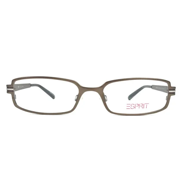 Esprit Eyeglasses Frames ET9399 535 Brown Rectangle Full Rim 50-17-130