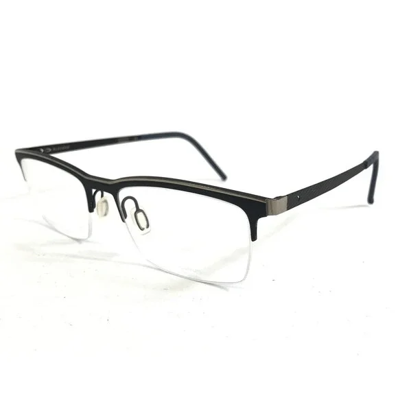 Blackfin Eyeglasses Frames BF813 WESTLAKE COL.788 Matte Black Gray 53-18-145