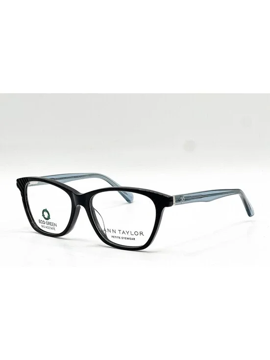 Ann Taylor Atp821 C01 Black Crystal Authentic Eyeglasses 50-14-130