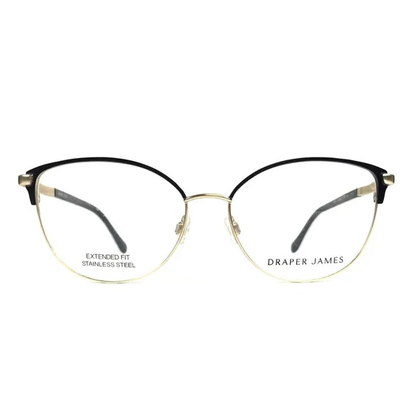 Draper James Eyeglasses Frames DJ5028 414 INDIGO Polished Blue Gold 56-16-145