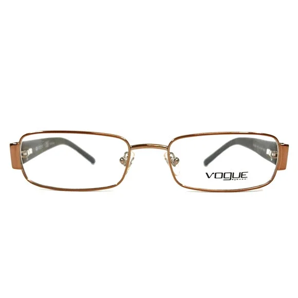 Vogue Eyeglasses Frames VO3690 813 Brown Bronze Rectangle Full Rim 49-17-130