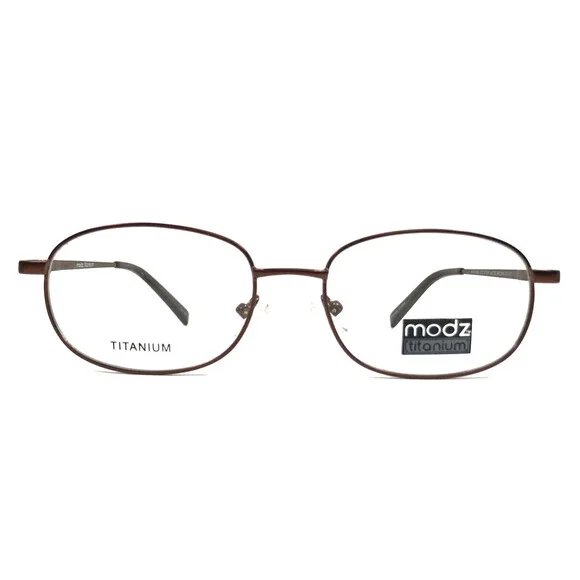 Modz Eyeglasses Frames MODERN DICTATOR MATTE BROWN Oval Wire Rim 53-17-145
