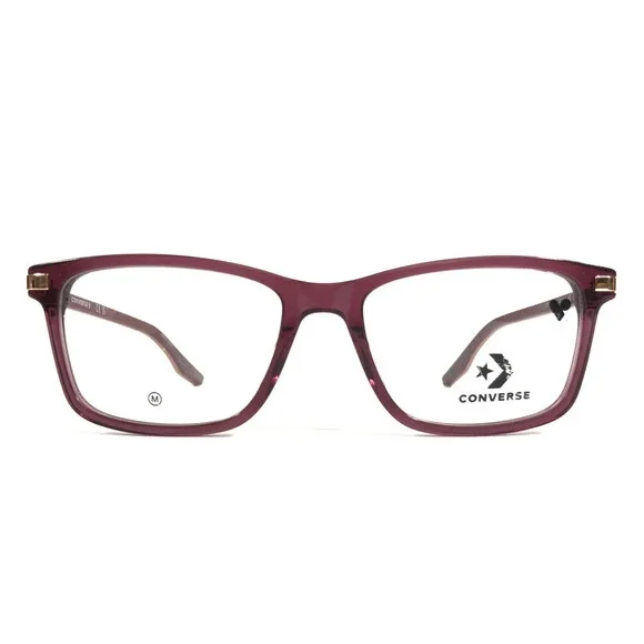 Converse Eyeglasses Frames CV5071 612 Crystal Cherry Vision Gold 52-17-140