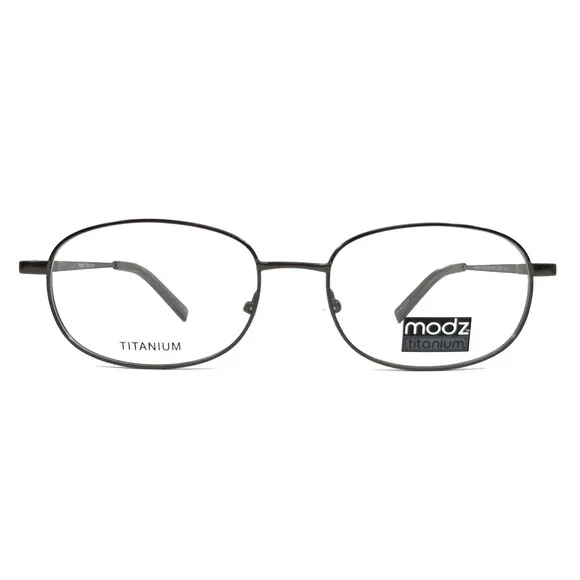 Modz Eyeglasses Frames MODERN DICTATOR MATTE GREY Titanium Oval Wire 53-17-145