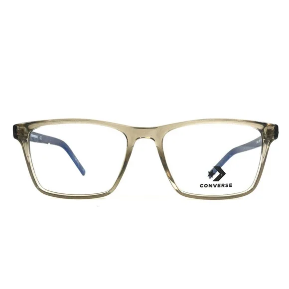 Converse Eyeglasses Frames CV5012 260 Clear Brown Blue Rectangle 54-17-145