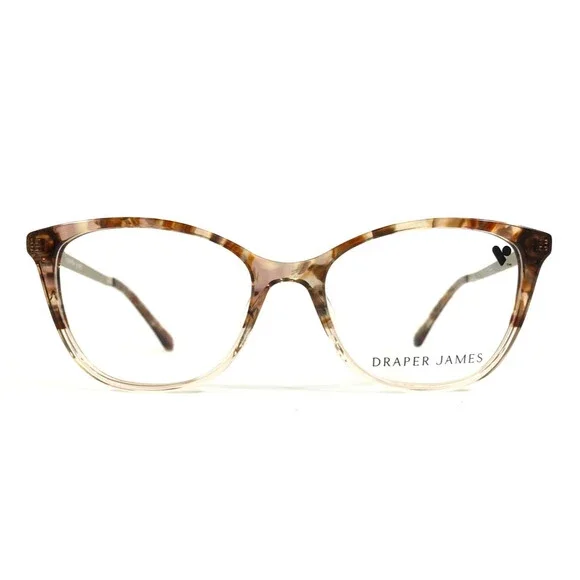 Draper James Eyeglasses Frames DJ5008 651 BLUSH GRADIENT Gold Cat Eye 51-17-135