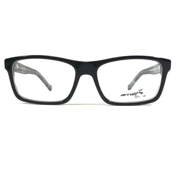 Arnette SCALE 7085 1019 Eyeglasses Frames Black Clear Rectangular 51-15-140