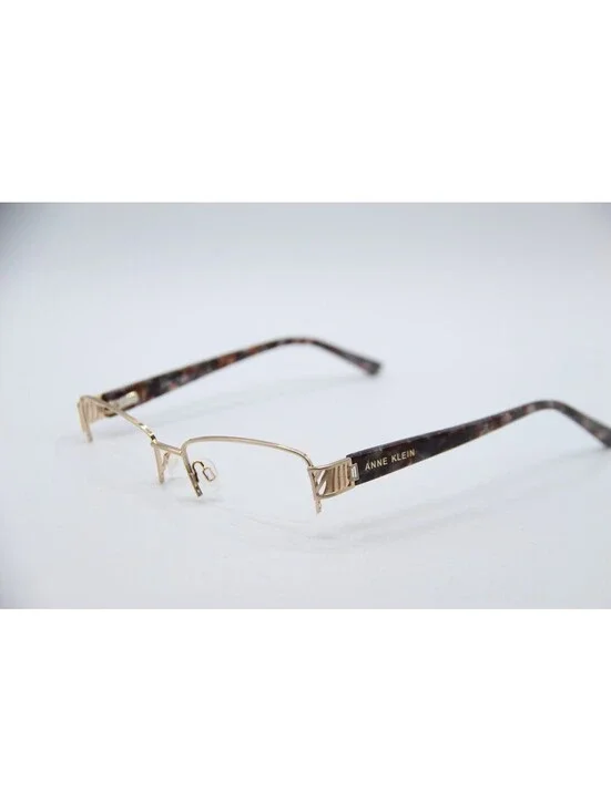 Anne Klein Ak5105 710 Light Gold Gray Tortoise Authentic Frames Eyeglasses 53-18