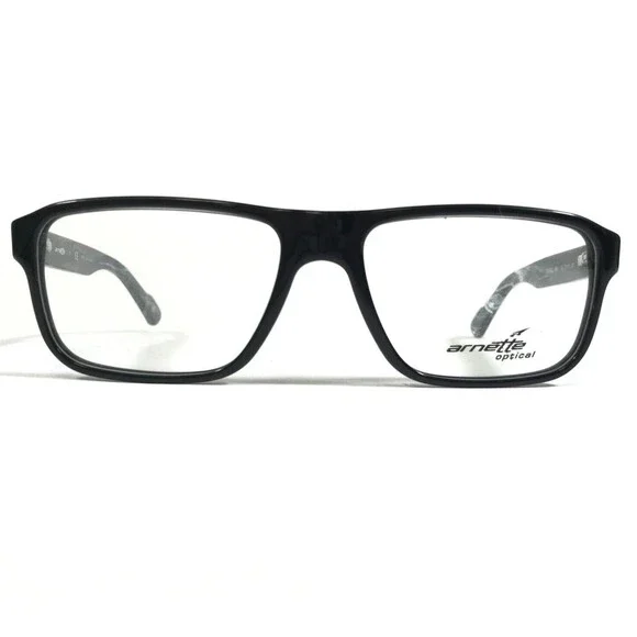 Arnette REVIVAL 7062 1143 Eyeglasses Frames Black Rectangular Full Rim 53-16-140