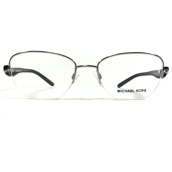 Michael Kors Eyeglasses Frames MK 3007 Sadie VI 1001 Black Silver 51-17-135