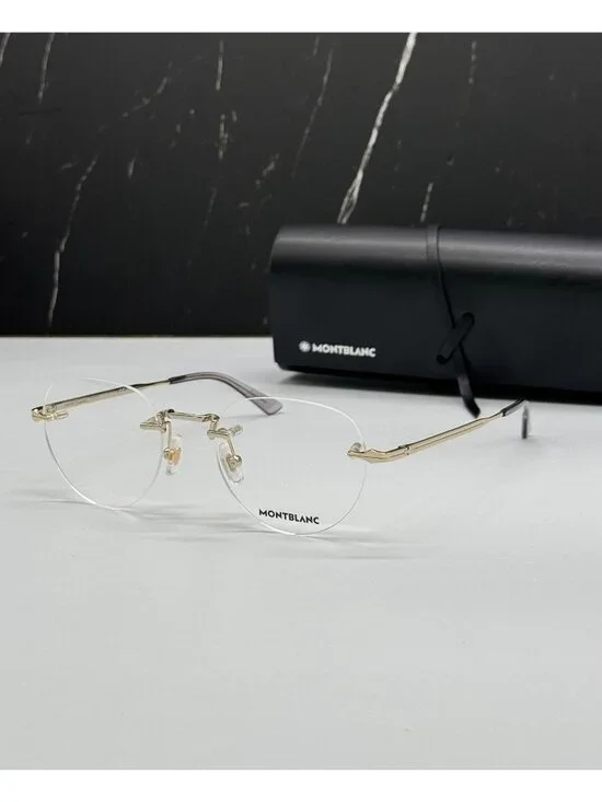 NWT Montblanc Rimless Eyeglasses MB0268O 001