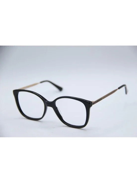 Anne Klein Ak7079 001 Black Gold Authentic Eyeglasses 54-17-140