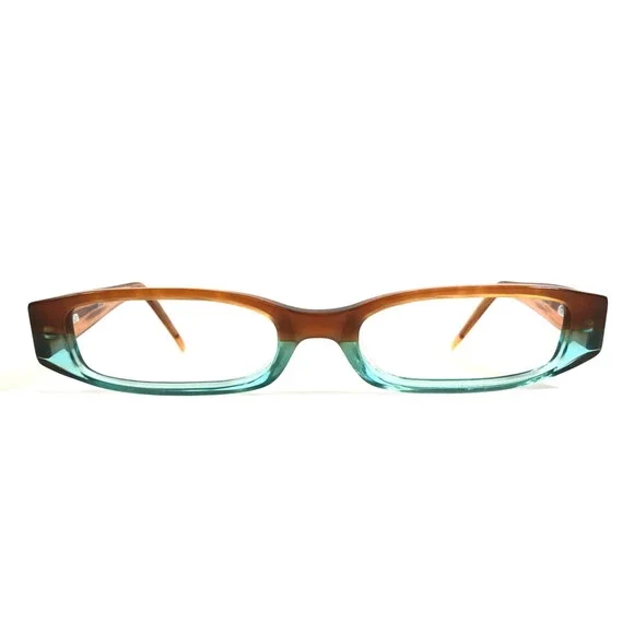 Etnia Barcelona Eyeglasses Frames 519-Q003 Transparent Brown Blue 52-18-140