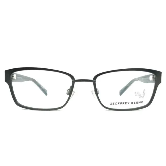 Geoffrey Beene Eyeglasses Frame G901 OLI Olive Black Gray Rectangle 49-17-135