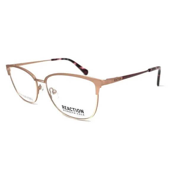 NWT KENNETH COLE RE KC0957 029 54 Matte Rose Gold Eyeglasses