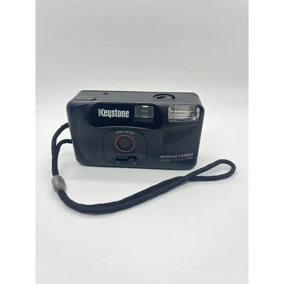 Keystone Photo Message 470 PM 35mm Focus Free Message Camera TESTED