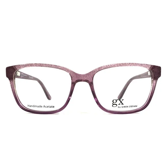 GX by Gwen Stefani Eyeglasses Frames GX822 PUR Purple Cat Eye Full Rim 51-16-135