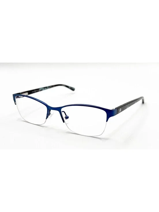 Ann Taylor At602 C03 Matte Navy Blue Tortoise Authentic Eyeglasses 50-17-135