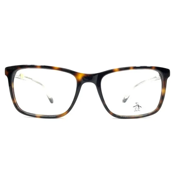 Penguin Eyeglasses Frames THE STRATTON TO Tortoise Rectangle Full Rim 52-17-135