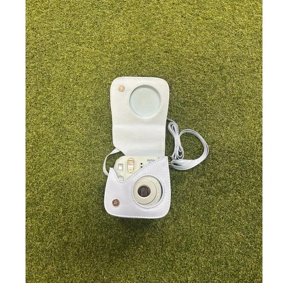 Fujifilm Instax Mini 8 Instant Film Camera Pastel Blue with Matching Case Strap