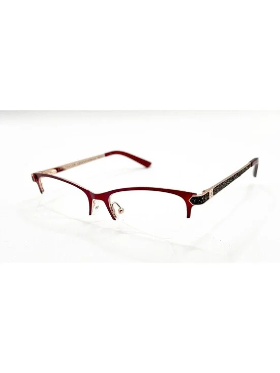 Ann Taylor Atp012 C02 Red Authentic Eyeglasses 50-16-130