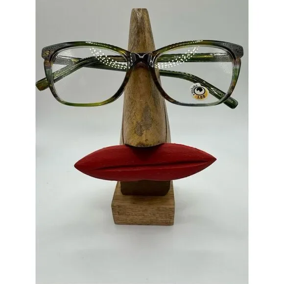 eyebobs Miss Demeanor reading glasses strength 1.00 green purple new without cas
