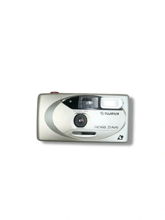 Fujifilm Nexia 20 Auto Silver Point-and-Shoot Camera 35mm Film Vintage