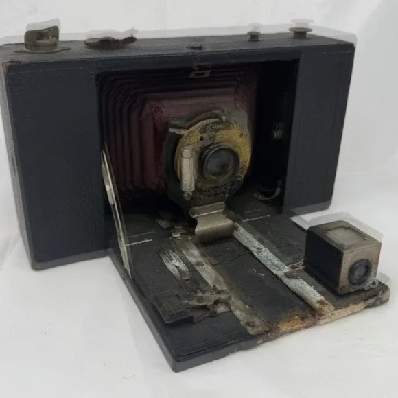 Antique Kodak Bausch & Lomb Folding Bellows canra for display or parts