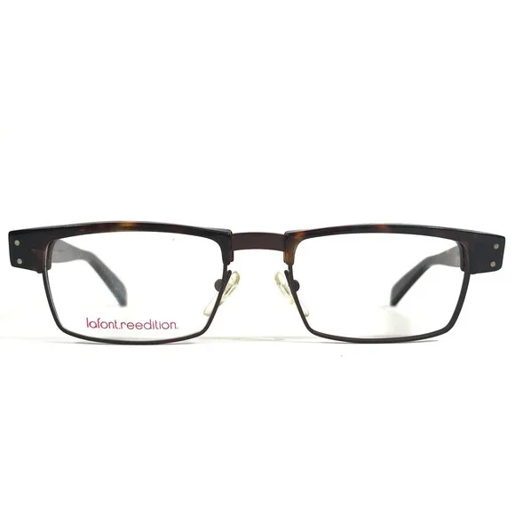 Jean Lafont Eyeglasses Frames CYRANO 619 Brown Tortoise Rectangular 50-19-145