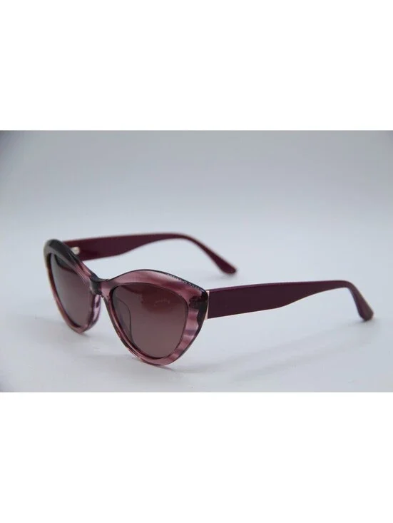 Ann Taylor Atp931 C02 Clear Purple Polarized Authentic Sunglasses 51-19