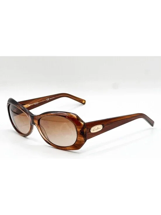 Anne Klein Ak 3162 285/74 Brown Striped Authentic Sunglasses 58-16-135