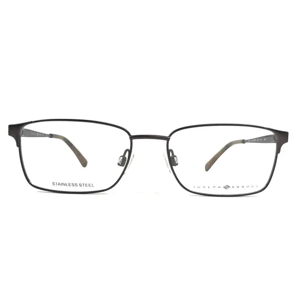 Joseph Abboud Eyeglasses Frames JA4068 210 BROWN Rectangle Full Rim 53-17-140