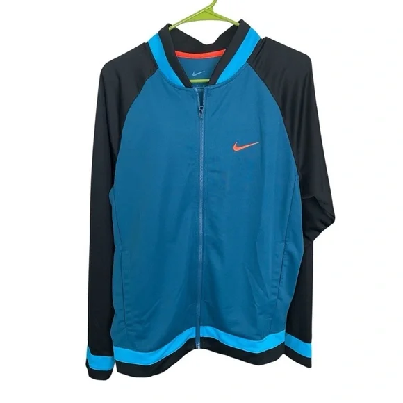 Nike Dri-Fit Mens Jacket Size S Blue Lightweight Athleisure Activewear Sport NWT