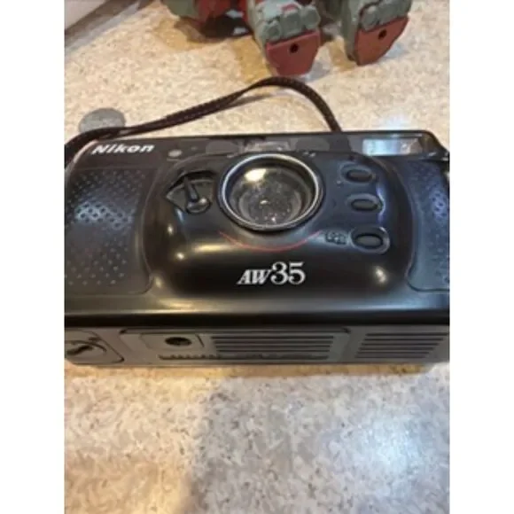 Nikon AW35 Point And Shoot Waterproof Camera 35mm Film Camera With Soft Case
