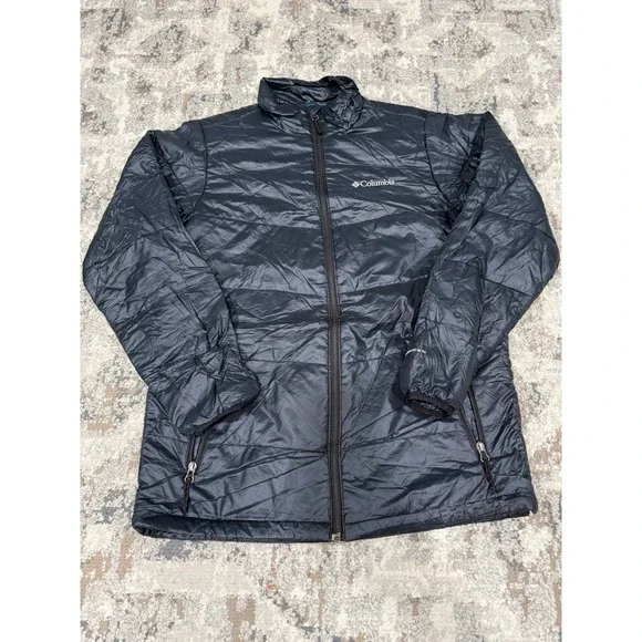Columbia 650TD Turbo-down Insulated Omni-Heat  Puffer Jacket Mens Small Perfect!