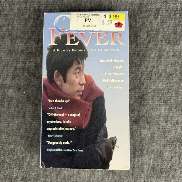 Vintage Cold Fever 1997 VHS Tape Fox Lorber Comedy Foreign Film Icelandic