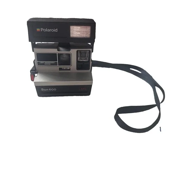 Vintage Polaroid Sun 600 LMS Camera Powers On