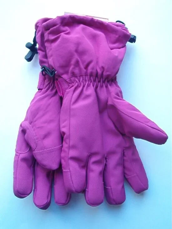 Women's Long Cuff Winter Windproof Gloves, Pink, Medium
