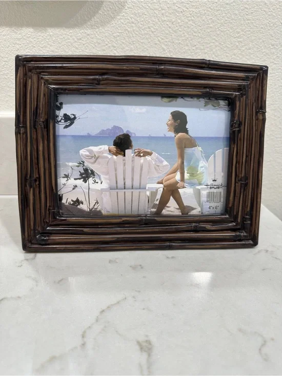 Hallmark Brown Bamboo-Style Picture Frame