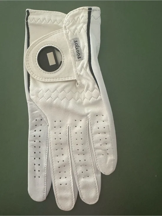 Sight Ladies M FootJoy White Soft Leather Golf Glove
