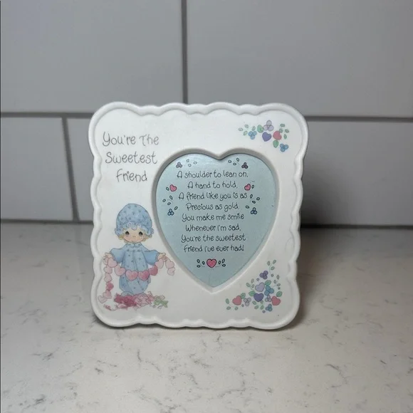 Precious Moments‎ “You’re The Sweetest Friend” Heart Frame 1993