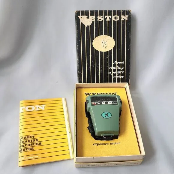 Weston Direct Reading Light Exposure Meter‎ Vintage Photography Zero Corrector