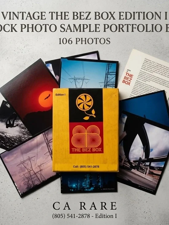 Vintage The Bez Box Edition I Frank Bez Stock Photo Sample Portfolio Box