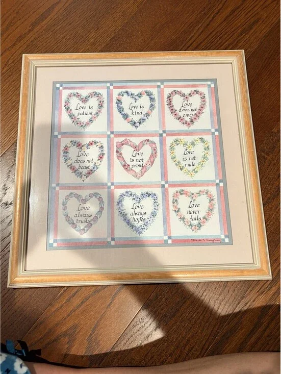 1 Corinthians 13 Vtg Home Interior 